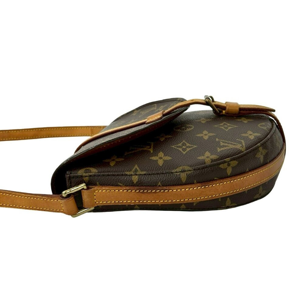 LOUIS VUITTON Brown Monogram Leather Pochette Shoulder Bag - Picture 5 of 10